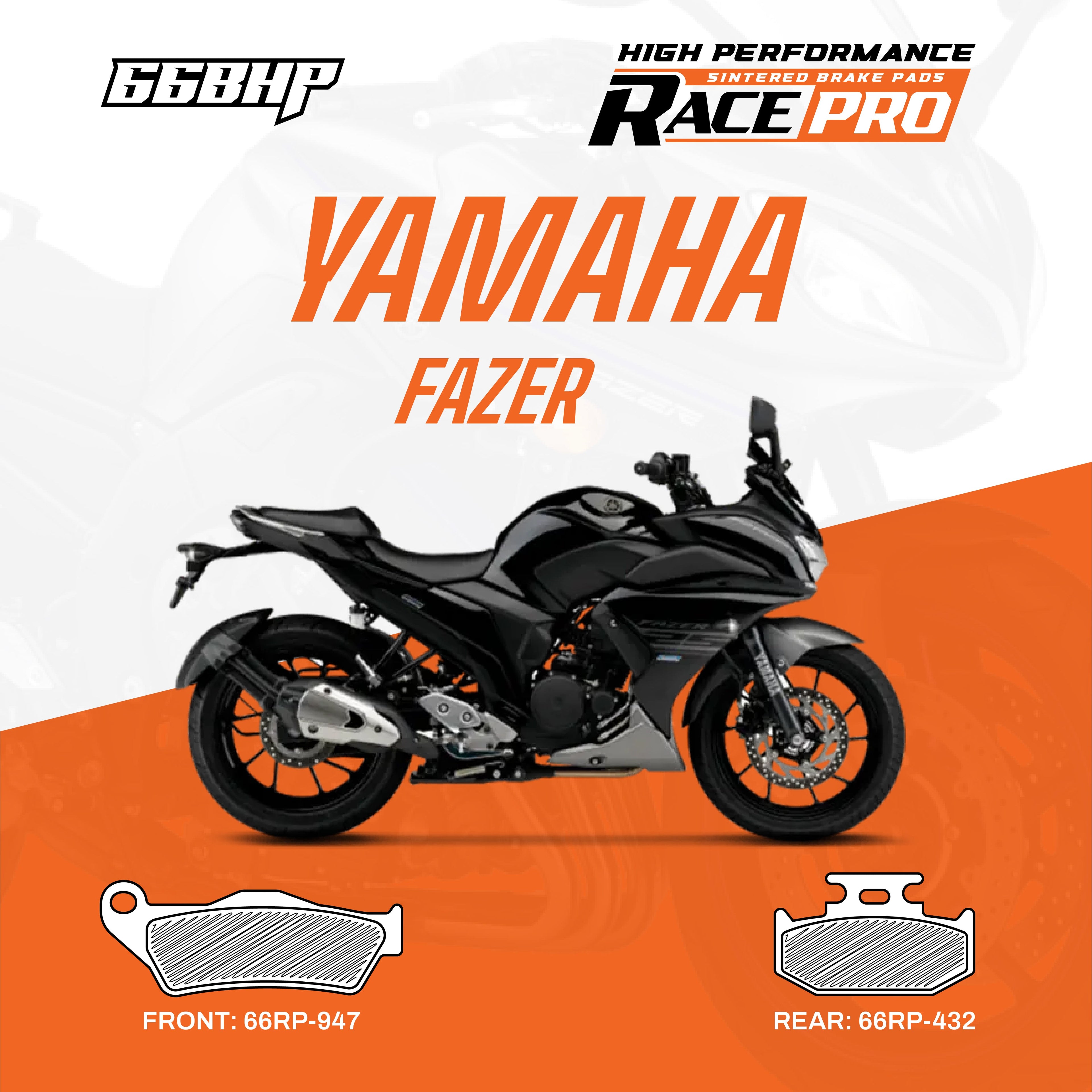 Yamaha Fazer /Fz 16/  Fz 25 Race Pro Sintered Brake Pad
