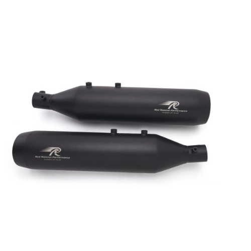 Red Rooster Astral Exhaust for RE Super Meteor 650 - Black Matte