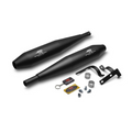 Red Rooster Celesta Pro Exhaust for Jawa Classic - Black Matte