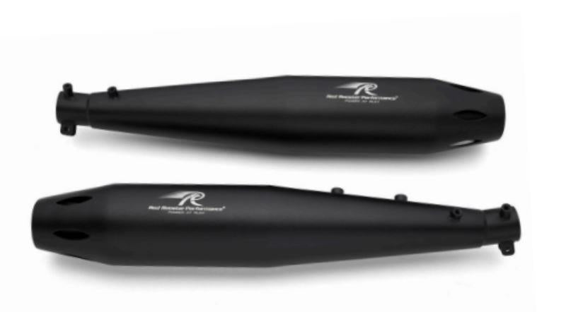 Red Rooster Performance Atlas Pro-Exhaust (Black) For Royal Enfield Classic 650