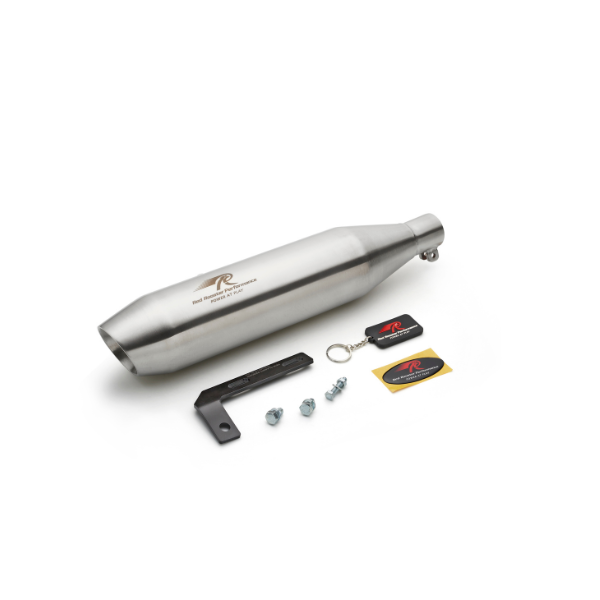 Red Rooster Rumbler Max–Matte Exhaust for RE Classic 350 Reborn