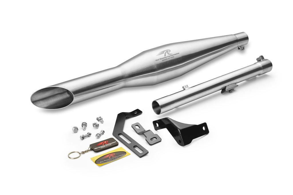 Red Rooster Rumbler Ace–Matte Exhaust for RE Classic Reborn 500 (post-2021 model)