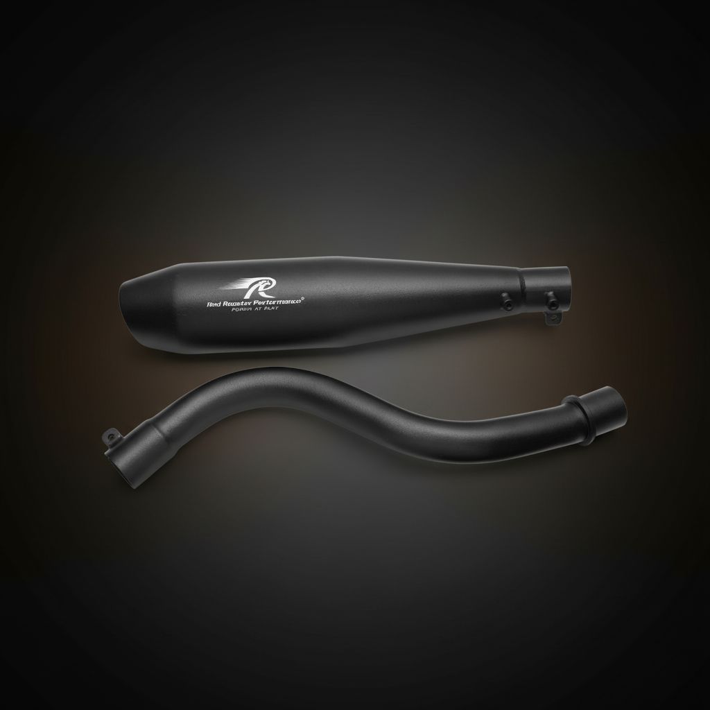Red Rooster Polaris Exhaust for Xpulse 210 - Black