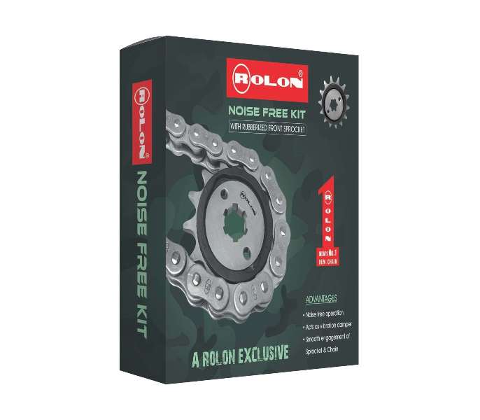 Rolon Noise Free Chain Sprocket Kit for Triumph Speed 400/ Scrambler 400 HXR 427NF
