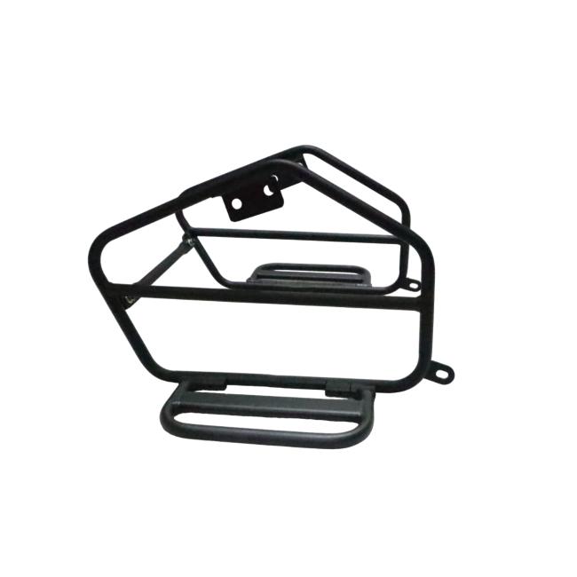 MotoCare Saddle Stay with Footrest for Royal Enfield Himalayan 411 | Luggage Support with Pillion Comfort