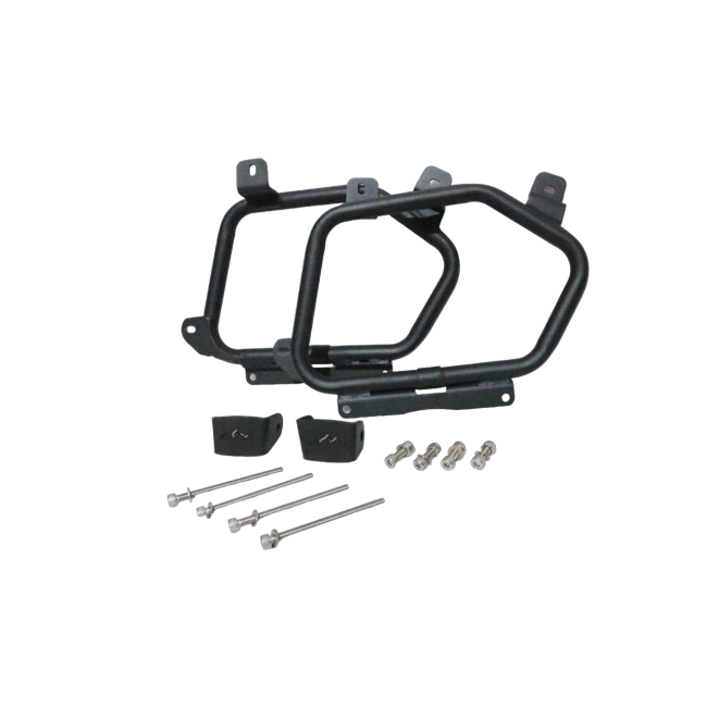 MotoCare Saddle Stay Without Plate with Footrest for Royal Enfield Himalayan 450 | Saddle Bag Support