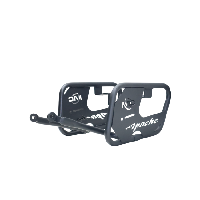 MotoCare Saddle Stay with Plate for TVS Apache RTR 160 | Heavy Duty Luggage Carrier Support Frame