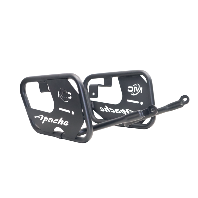 MotoCare Saddle Stay with Plate for TVS Apache RTR 160 | Heavy Duty Luggage Carrier Support Frame
