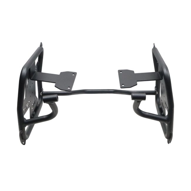 MotoCare Saddle Stay with Plate for TVS Apache RTX 300 – Heavy Duty Luggage Support Carrier Bracket