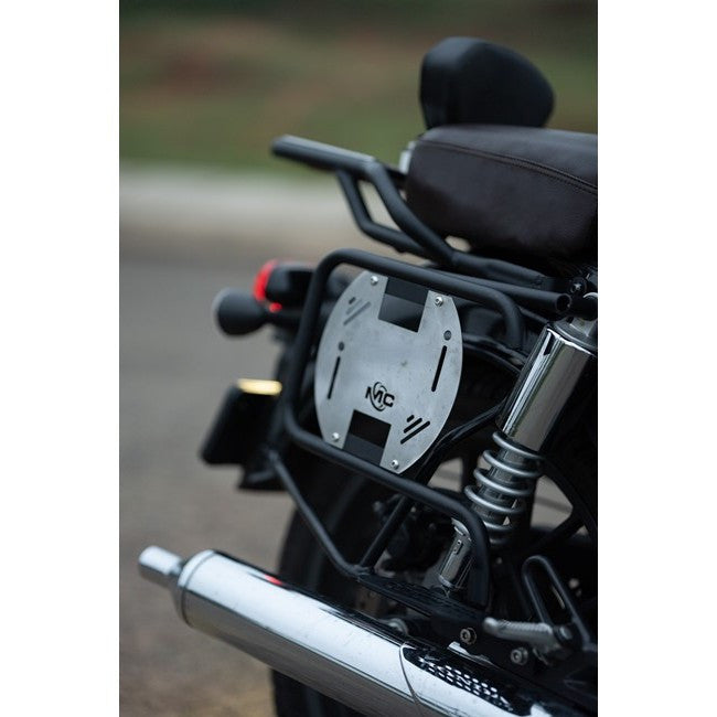 MotoCare Saddle Stay with Plate for Honda CB350 | Heavy Duty Luggage Support & Saddle Bag Holder