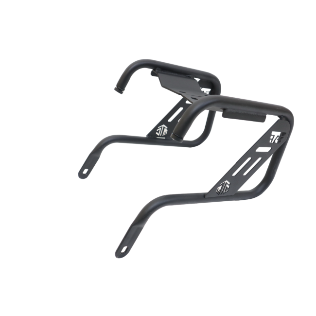 MotoCare Saddle Stay With Plate for Royal Enfield Continental GT 650 | Saddle Bag Support with Mounting Plate | Heavy Duty Luggage Carrier