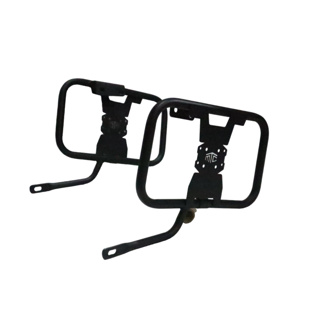 MotoCare Saddle Stay with Plate for Royal Enfield Himalayan 411 | Heavy-Duty Luggage Support & Mount