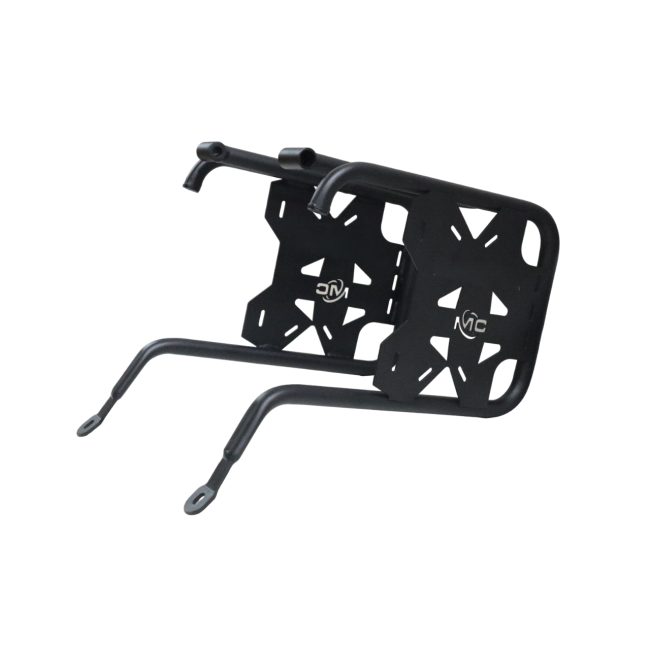 MotoCare Saddle Stay with Plate for Honda Hness CB350 | Heavy Duty Saddle Bag Mount | Luggage Carrier Support