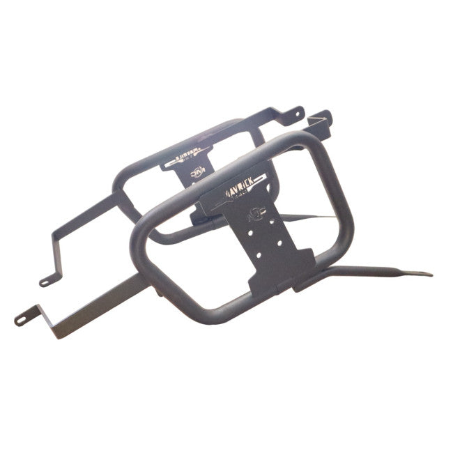 MotoCare Saddle Stay with Plate for Hero Mavrick 440 | Heavy Duty Luggage Carrier & Saddle Bag Support Rack