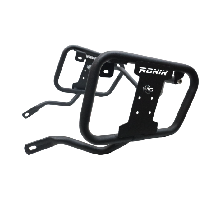 MotoCare Saddle Stay with Plate for TVS Ronin 2024–2025 | Heavy Duty Saddle Bag Mount & Rear Support Carrier