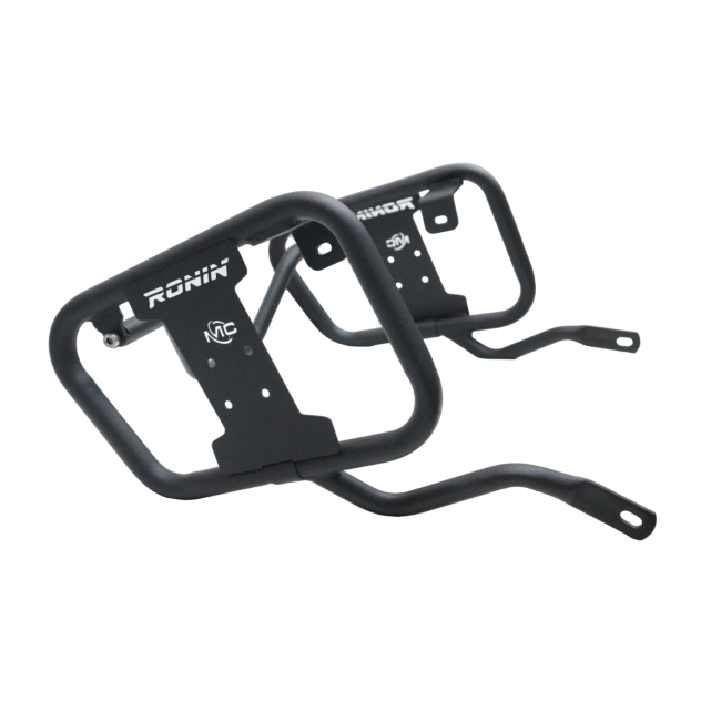 MotoCare Saddle Stay with Plate for TVS Ronin 2024–2025 | Heavy Duty Saddle Bag Mount & Rear Support Carrier
