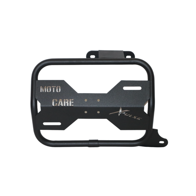 MotoCare Saddle Stay with Plate for Hero Xpulse 200 / 200 4V | Heavy Duty Luggage Carrier & Saddle Bag Support Rack