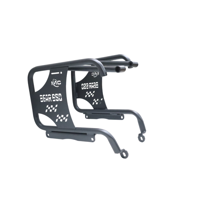 MotoCare Saddle Stay with Plate for Bear 650 – Minimalist Luggage Support (No Footrest)