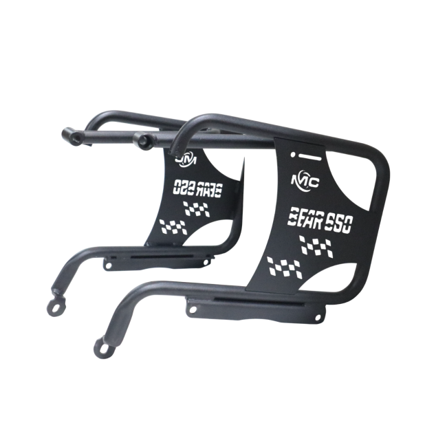 MotoCare Saddle Stay with Plate for Bear 650 – Minimalist Luggage Support (No Footrest)