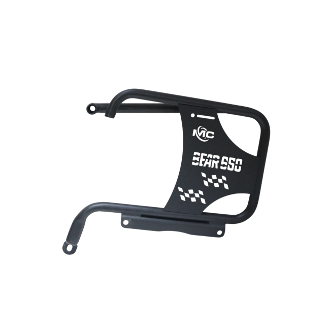 MotoCare Saddle Stay with Plate for Bear 650 – Minimalist Luggage Support (No Footrest)