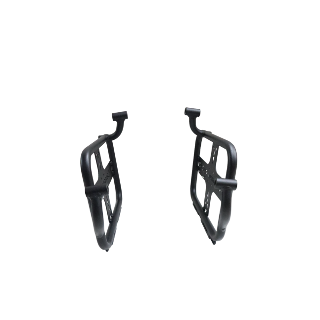 MotoCare Saddle Stay with Plate (No Footrest) for Royal Enfield Shotgun 650 – Heavy Duty Luggage Mount Rack