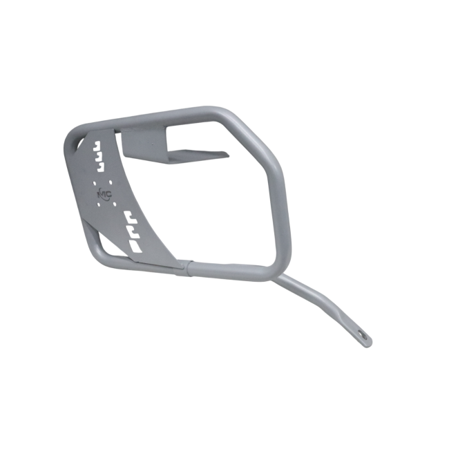 MotoCare Saddle Stay with Plate (Silver) for BMW G 310 GS | Heavy-Duty Luggage Carrier Frame | Touring Saddle Bag Support Rack