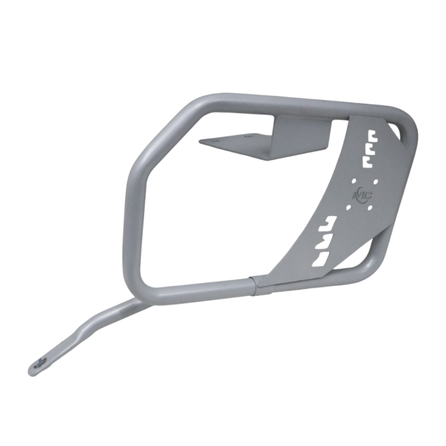 MotoCare Saddle Stay with Plate (Silver) for BMW G 310 GS | Heavy-Duty Luggage Carrier Frame | Touring Saddle Bag Support Rack
