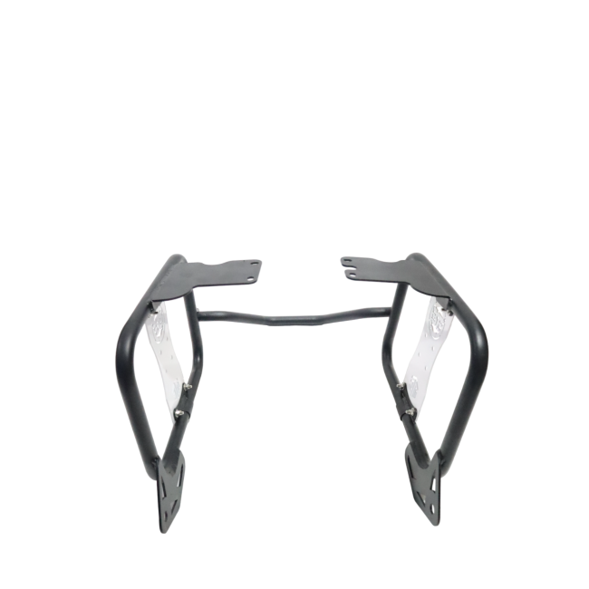 MotoCare Saddle Stay (Black & White) for Royal Enfield Hunter 350 | Saddle Bag Mount