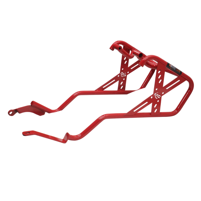 MotoCare Saddle Stay (Red) for Hero XPulse 210 | Heavy Duty Saddle Bag Support | Luggage Carrier Bracket