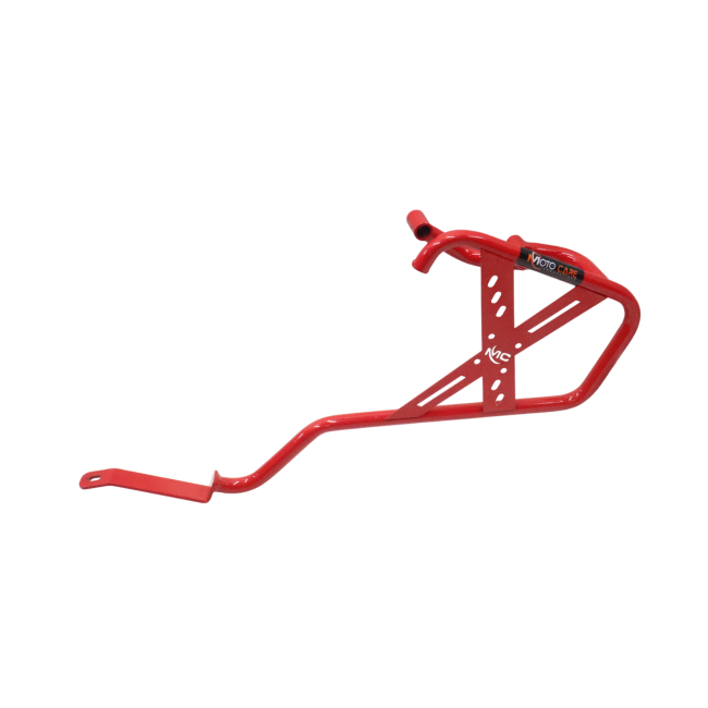 MotoCare Saddle Stay (Red) for Hero XPulse 210 | Heavy Duty Saddle Bag Support | Luggage Carrier Bracket