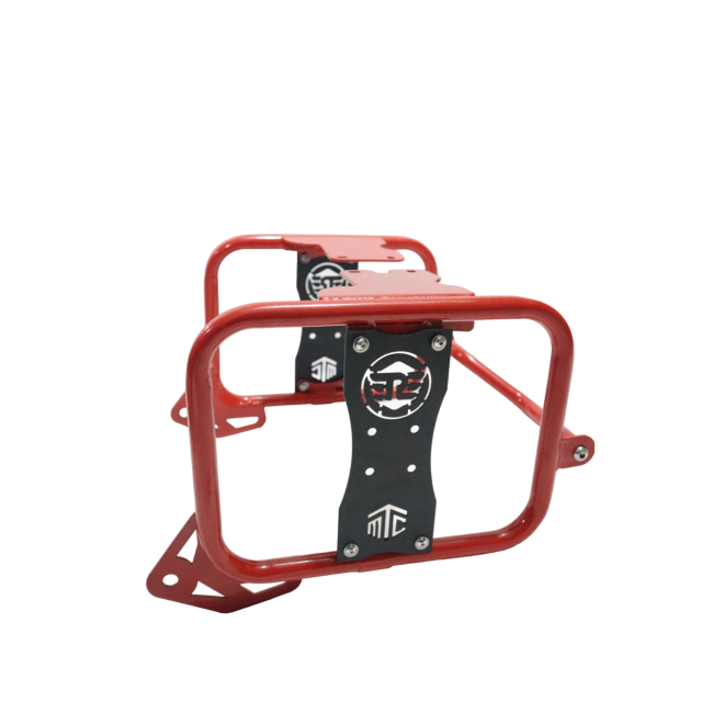 MotoCare Saddle Stay (Red) for Royal Enfield Hunter 350 | Saddle Bag Mount