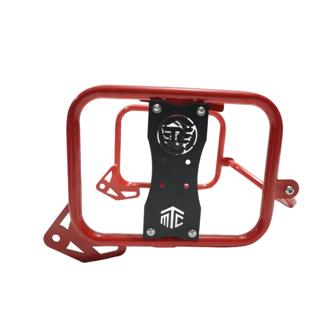 MotoCare Saddle Stay (Red) for Royal Enfield Hunter 350 | Saddle Bag Mount