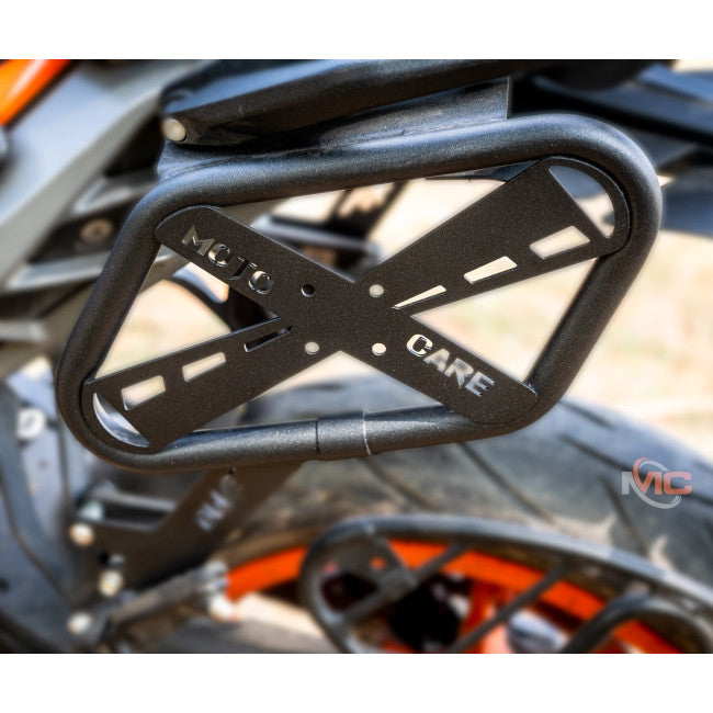Motocare Saddle Stay for KTM Duke 250/390 Gen 3 | Saddle Bag Mount Bracket & Luggage Support