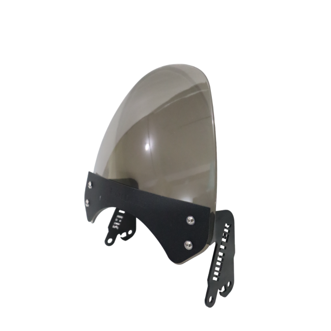 MotoCare Small Smoke Visor for Royal Enfield Hunter 350 | Windshield Protector
