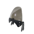 MotoCare Small Smoke Visor for Royal Enfield Hunter 350 | Windshield Protector