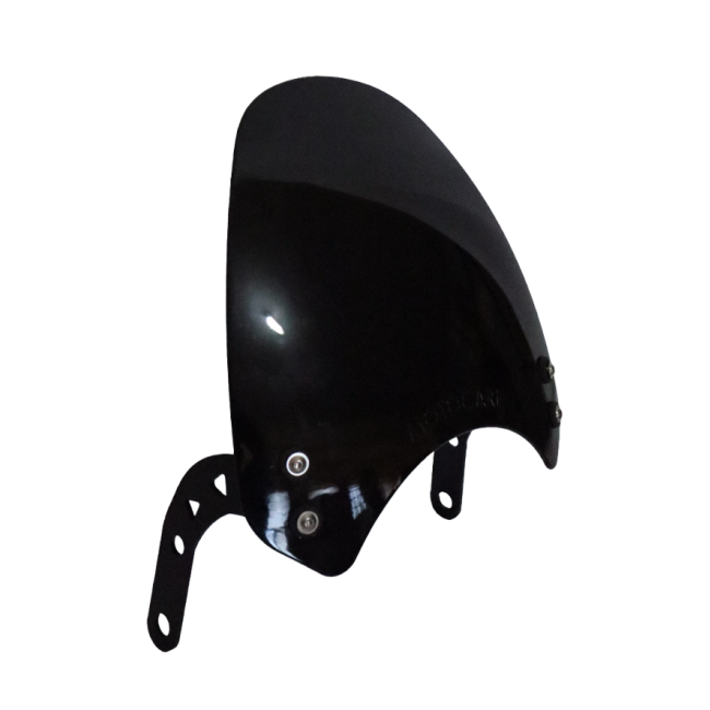 Motocare Small Visor with Clamp for Yamaha FZ-X – Universal Helmet Wind Deflector Shield
