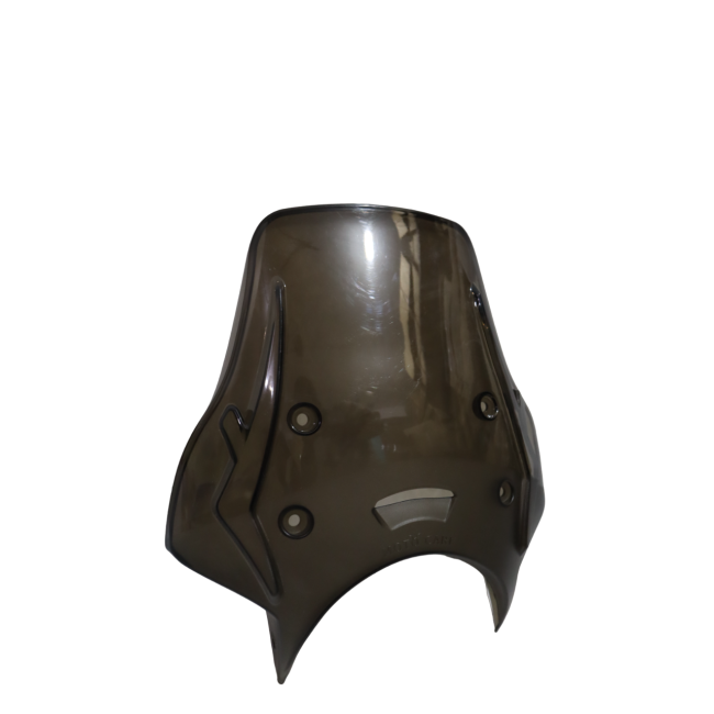 MotoCare Smoke Polycarbonate Visor for Royal Enfield Hunter 350 | Windshield Protector