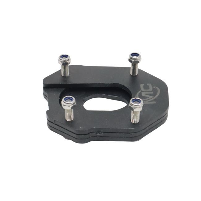 MotoCare Side Stand Extender for TVS Apache RTX 300 – Bike Stand Foot Enlarger Pad for Stability