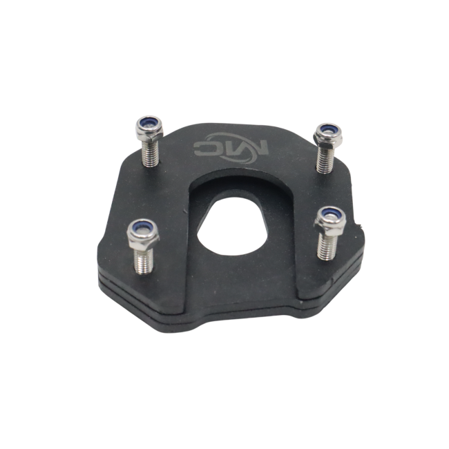 MotoCare Side Stand Extender for TVS Apache RTX 300 – Bike Stand Foot Enlarger Pad for Stability