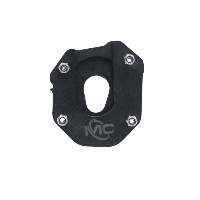 MotoCare Side Stand Extender for TVS Apache RTX 300 – Bike Stand Foot Enlarger Pad for Stability