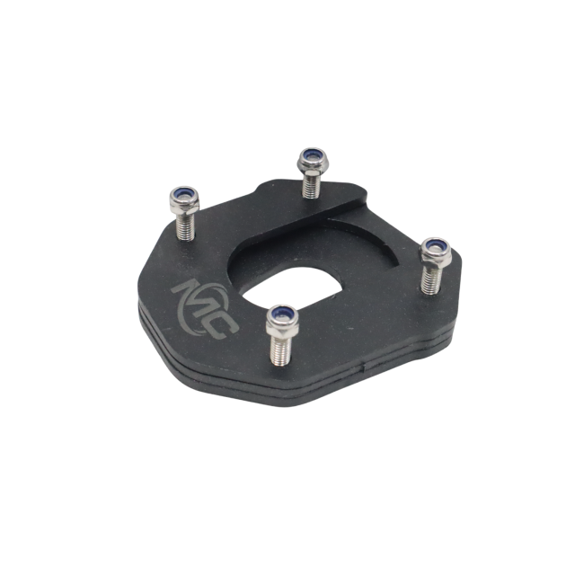 MotoCare Side Stand Extender for TVS Apache RTX 300 – Bike Stand Foot Enlarger Pad for Stability