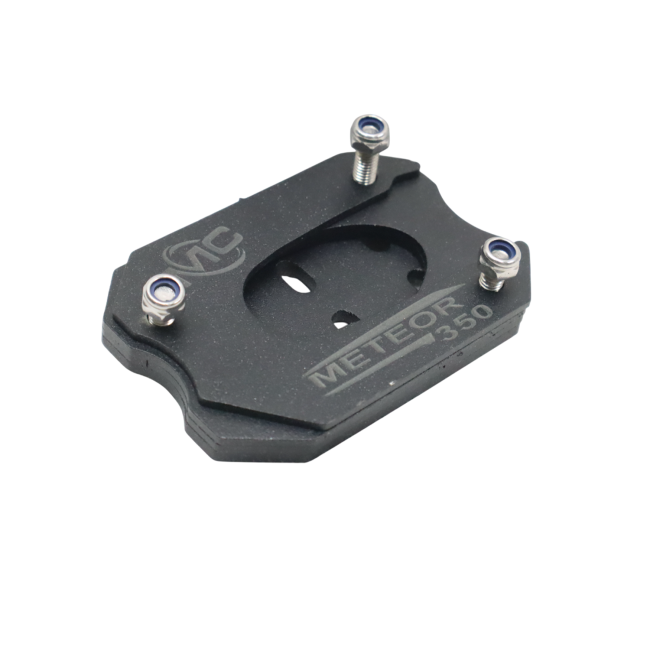 MotoCare Side Stand Extender for Royal Enfield Meteor 350 | Stability Foot Plate