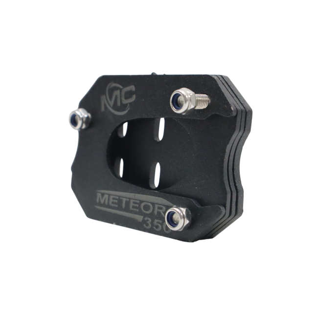 MotoCare Side Stand Extender for Royal Enfield Meteor 350 | Stability Foot Plate