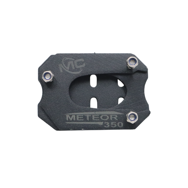 MotoCare Side Stand Extender for Royal Enfield Meteor 350 | Stability Foot Plate