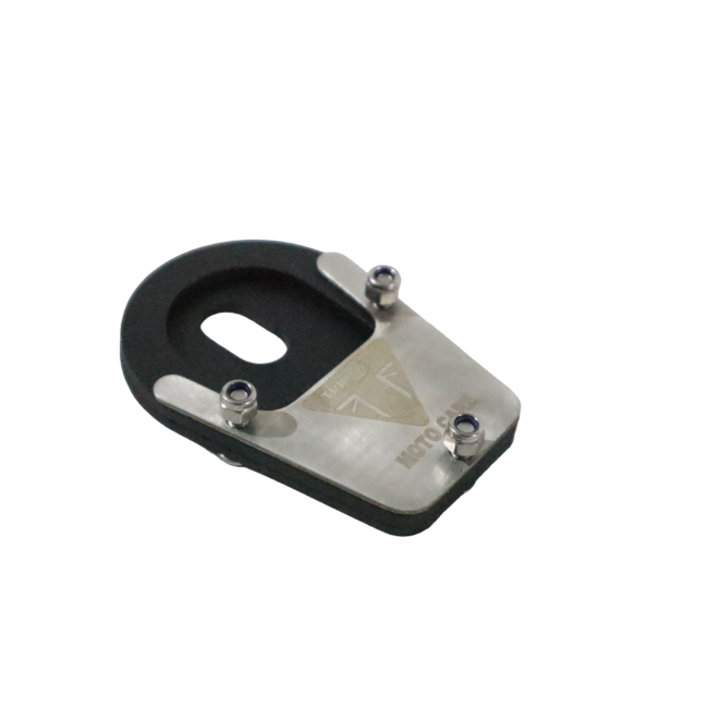 MotoCare Side Stand Extender for Scrambler 400X | Heavy Duty Parking Support Plate