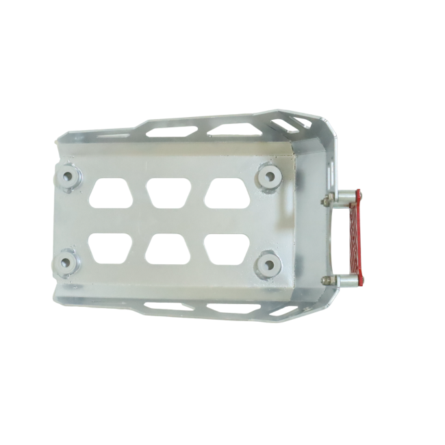 MotoCare Sump Guard (Silver) for BMW G 310 GS | Heavy-Duty Engine & Sump Protection Plate | Adventure Bike Underbody Guard