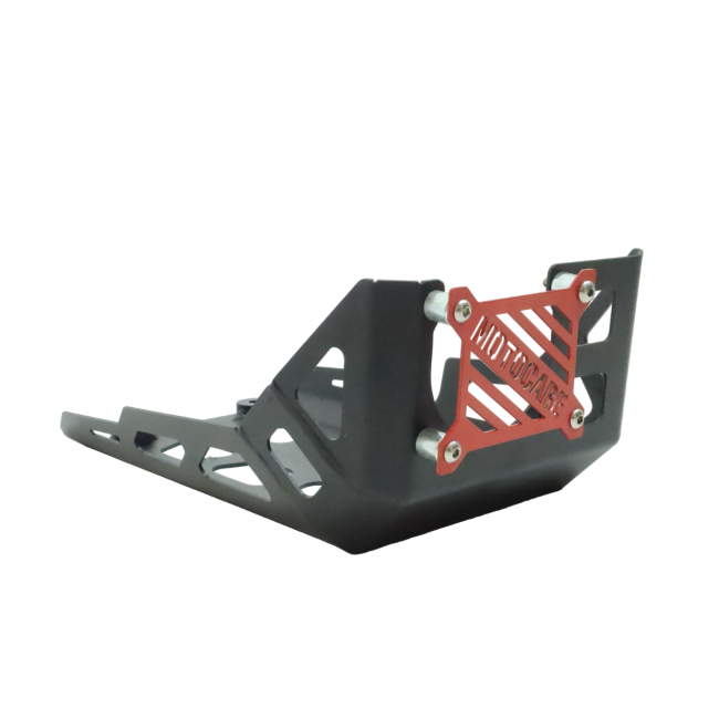 BMW G 310 R Sump Guard – Motocare Engine Bash Plate | Heavy-Duty Underbody Protection for BMW G310R (Black/Silver)