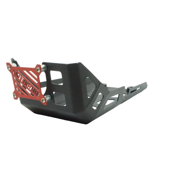 BMW G 310 R Sump Guard – Motocare Engine Bash Plate | Heavy-Duty Underbody Protection for BMW G310R (Black/Silver)