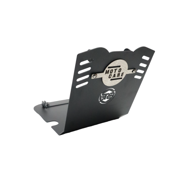 MotoCare Sump Guard (With Logo) for Royal Enfield Hunter 350 | Engine Protection Plate