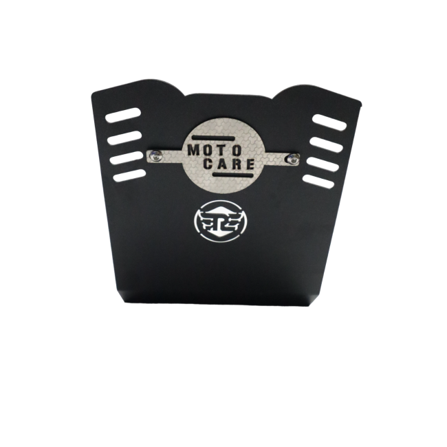 MotoCare Sump Guard (With Logo) for Royal Enfield Hunter 350 | Engine Protection Plate